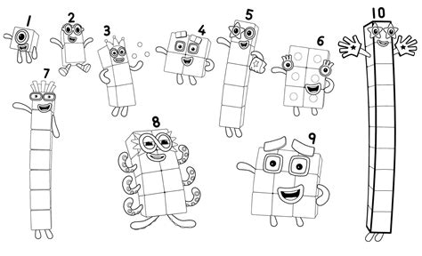 numberblocks para imprimir.